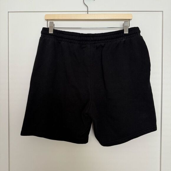 Naruto Shippuden Ichiraku Ramen Shop Fleece Sweat Shorts Mens Size L Black Anime - Picture 3 of 8